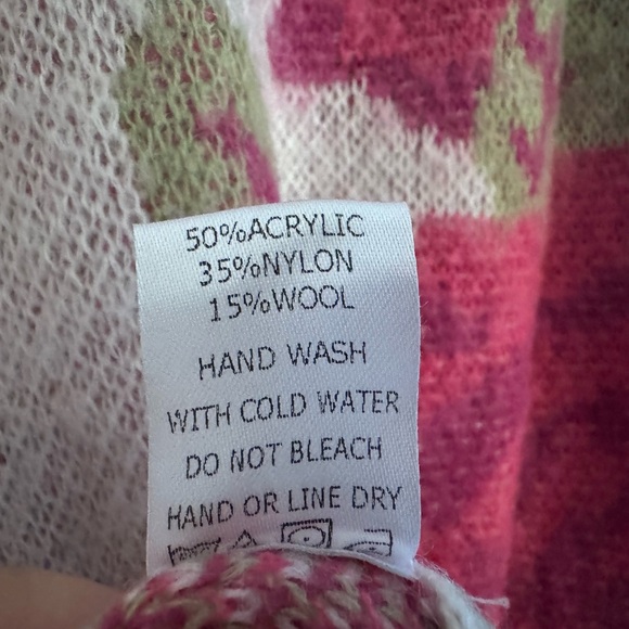 143 Story by Lineup - cream floral sweater- size small oversized - Picture 5 of 5